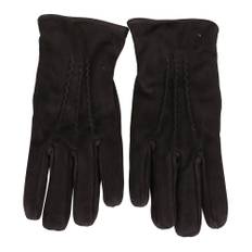 Lardini, Accessoarer, Herr, M, Kashmir, Handskar i mocka och kashmirfoder - black (M)