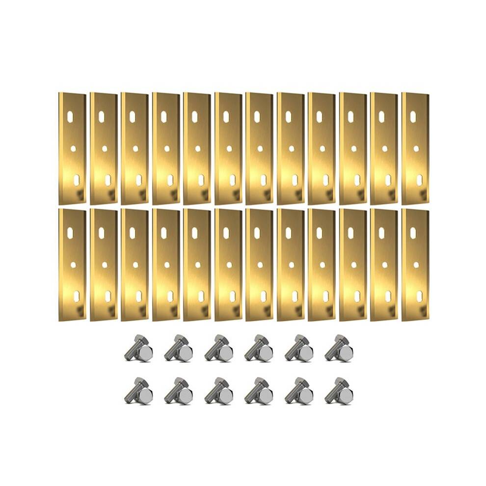 24PCS Lawn Blade Replacement with Screws for ALKO Robolinho Lawn Mower Electric Lawn Mower Blades B
