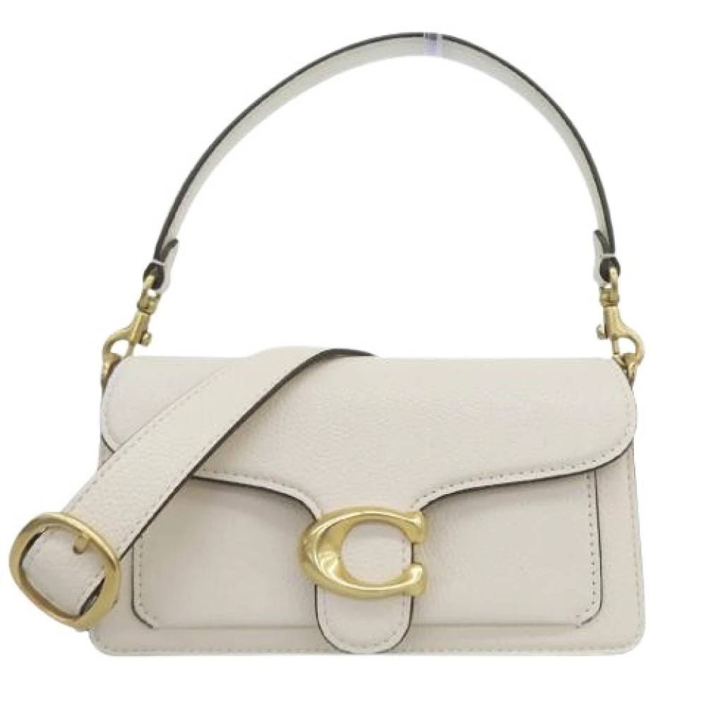 Coach Pre-owned Pre-owned Shoulder Bag - Vintage - Dame - Hvid - ONE SIZE - Uld