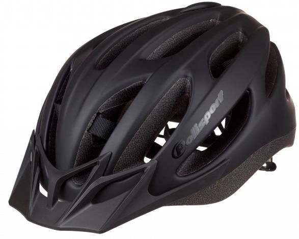 Cykelhjelm Polisport Sport-Flow Large 58-62 cm - Mat Sort