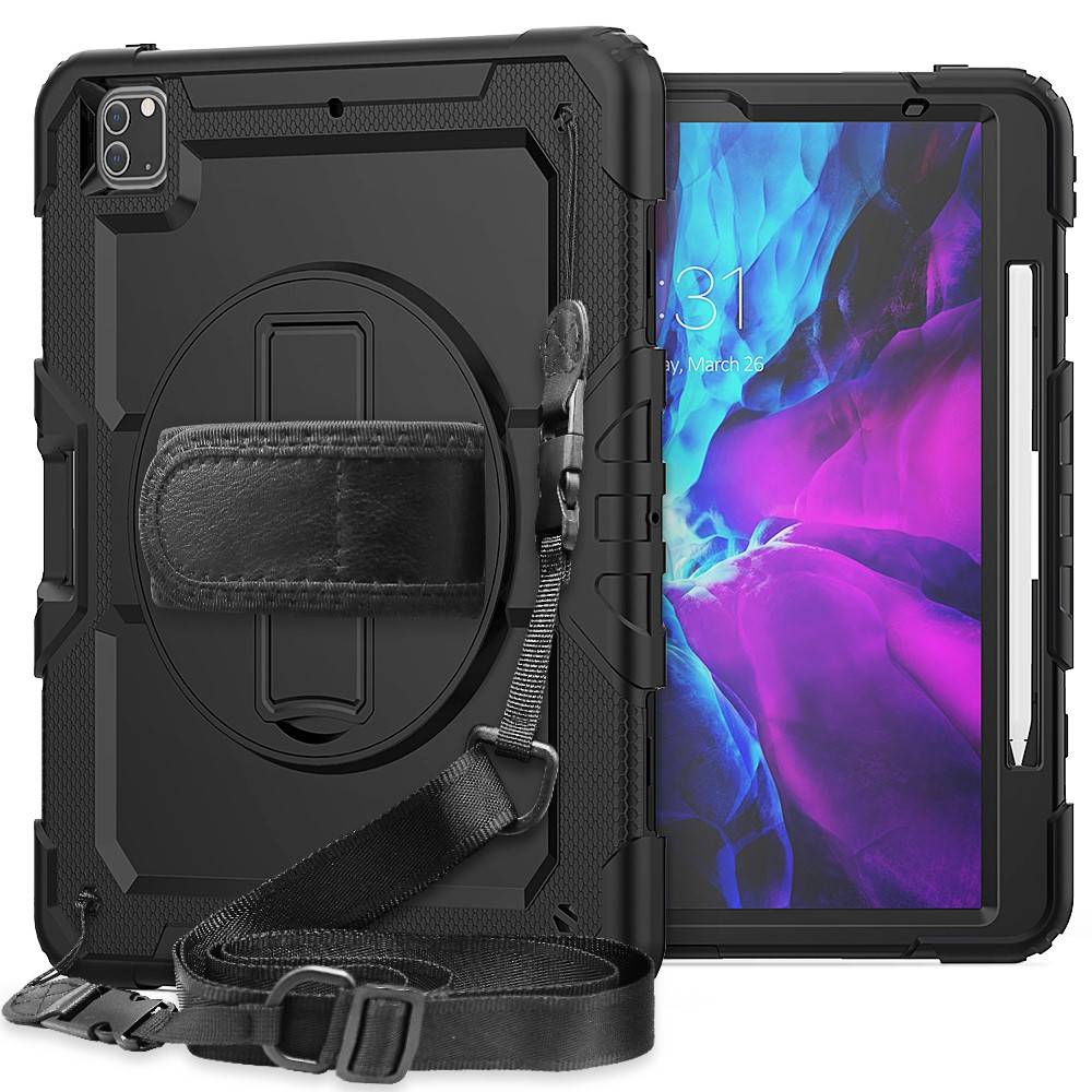 Stødsikker Full Protection Hybridcover iPad Pro 12.9 4th Gen (2020) sort