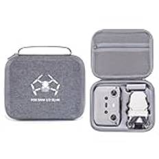 XBERSTAR Mavic Mini 2 bärväska för DJI Mavic Mini 2/Mini 2 SE/Mini 4k drönare fodral hårt skal förvaringsväska Mavic Mini 2 drönare tillbehör, Grått, Bärväska