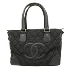 Chanel Vintage, Vintage , Dame, Sort, ONE SIZE, Nylon, Pre-owned nylon chanel-tasker
