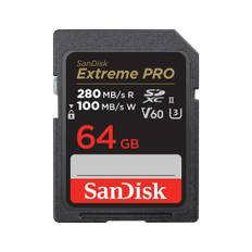 SANDISK SD Extreme Pro 64GB 280MB/s V60 C10 UHS-II