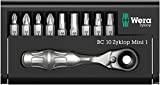 Wera Ratschenschraubendreher Schlitz, PHILLIPS®, POZIDRIV®, TORX® 1/4 Zoll Sechskant 87 mm, 10 Stück
