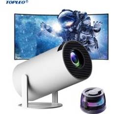 Topleo Portable Home Theater Mini Projector 120 ANSI Android 11 Lcd Smart Projector 4k proyector hy300