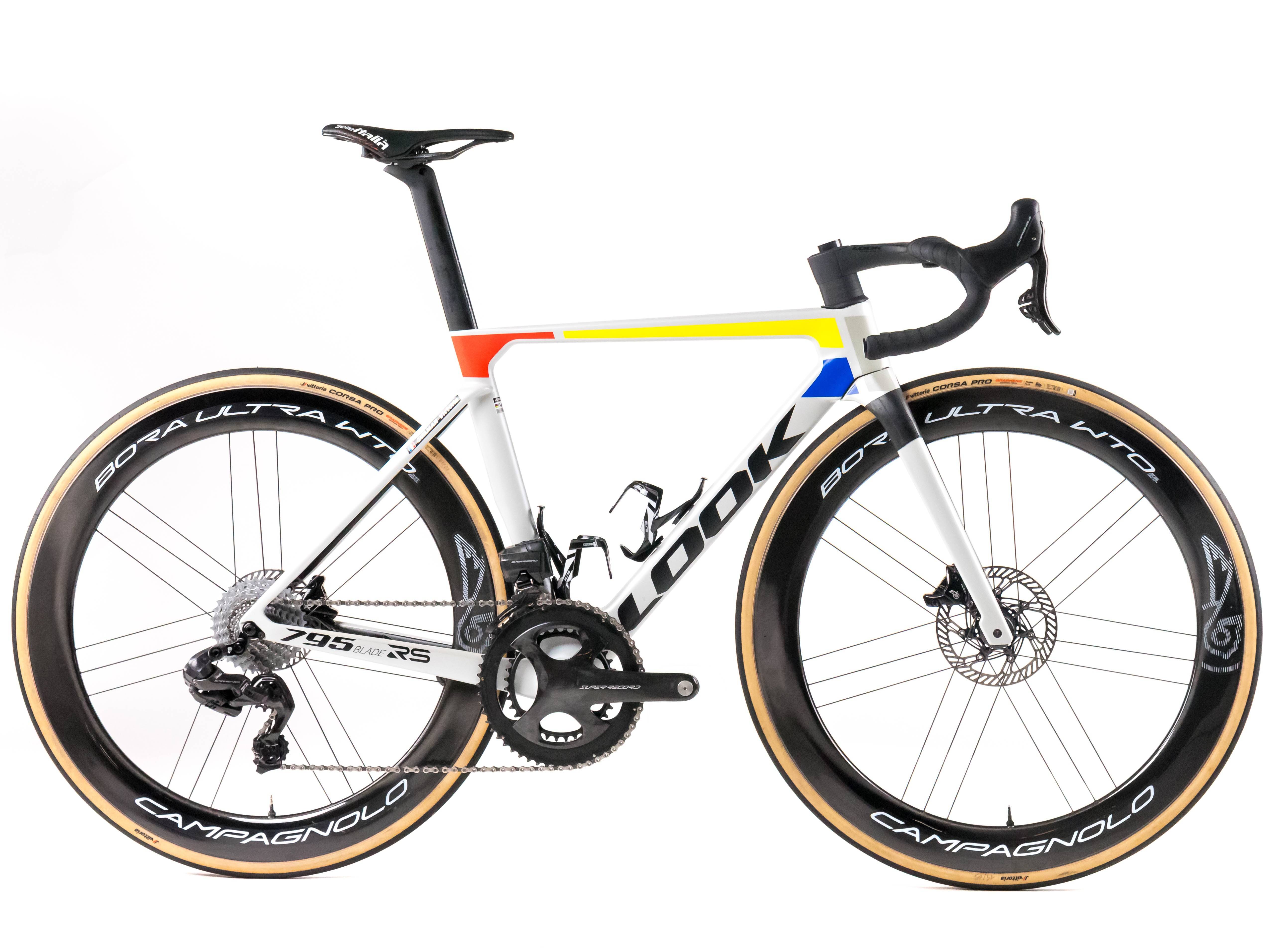 Look 795 Blade RS 2025 Team Cofidis Guilman Victorie size XS Campagnolo Super Record WRL 12sp - Bikeroom / XS / Iconic Platinum White (XS)