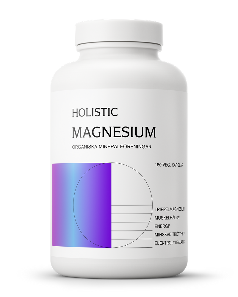 Holistic Magnesium 120 mg, 180 kapslar