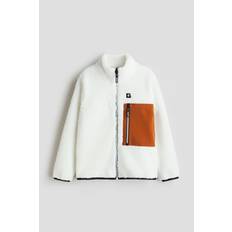 Pojke - Vit Sweater, Turilas - Size: 104 - H&M (104)