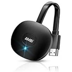 Trådlös HDMI-dongel, Ultra HD trådlös HDMI-adapter Wi-Fi HDMI-adapter streaming HDMI-display dongel för iphone/i-pad/i-OS/Android/Windows/PC till HD TV/bildskärm/projektor/Mac, för Miracast Airplay DLNA