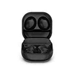 Laddningsfodral ersättning för Samsung Galaxy Buds Pro SM-R190, laddningsdocka laddare vagga hörlurar skyddande fodral, 450 mA inbyggt batteri, svart inga öronsnäckor