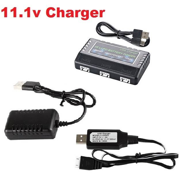 11.1v Lipo/Li-ion Battery Charger for RC car 16207 16208 16209 16210 H16 V950 3S 11.1v USB charger/ 3 in1 Balanced charger case