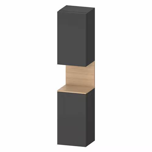 Högskåp Duravit Qatego: Grafit matt / Vänster