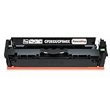 HenceBuy 203X svarta tonerkassetter för HP CF540X kompatibla med HP Color Laserjet Pro MFP M281fdw M281fdn M280nw M281cdw M254dw M254nw M254dn M281 M254 (svart, enkelpack)