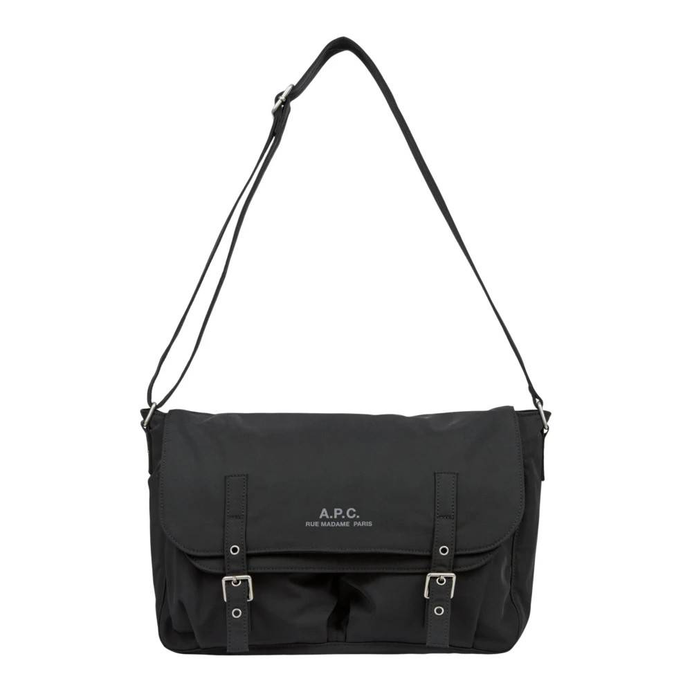 A.P.C. Archive Messenger - Tasker - Herre - Sort - ONE SIZE - Uld