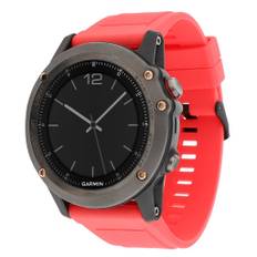 Garmin Fenix 5 22mm silikone Urrem - Rød