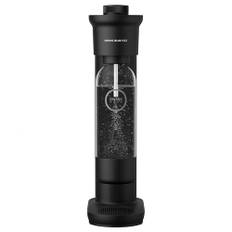 GROHE Blue Fizz, Wassersprudler Starter Set (3 einstellbare Sprudel-Stufen, ohne CO2 Flasche, 1x 0,85l Wasserflasche + Reinigungspulver), schwarz, 31943K00