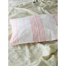 Örngott 80x80 2st (coral red/white)