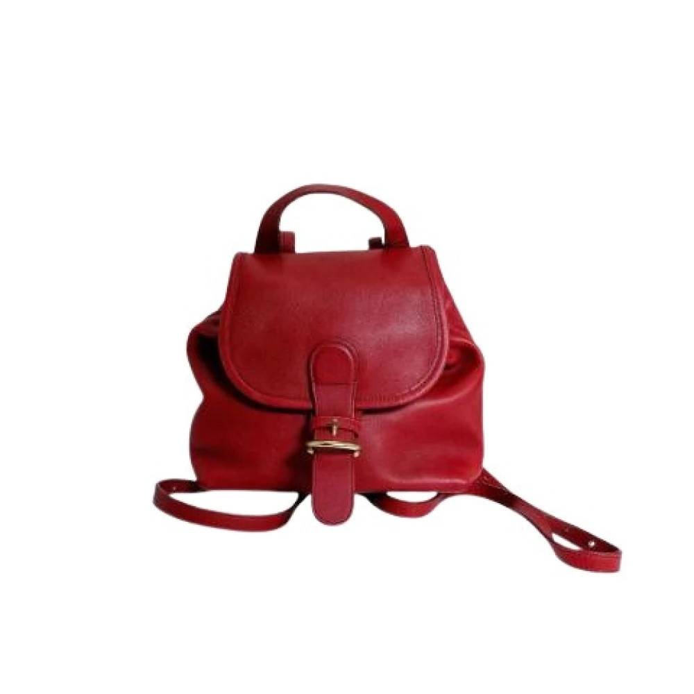 Coach Pre-owned Pre-owned Læder Rygsæk - Vintage - Dame - Rød - ONE SIZE - Læder