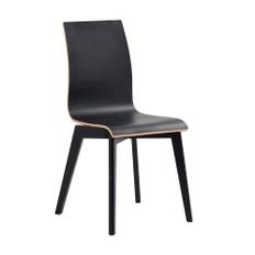 Gracy stol svart laminat/svartbetsad ek