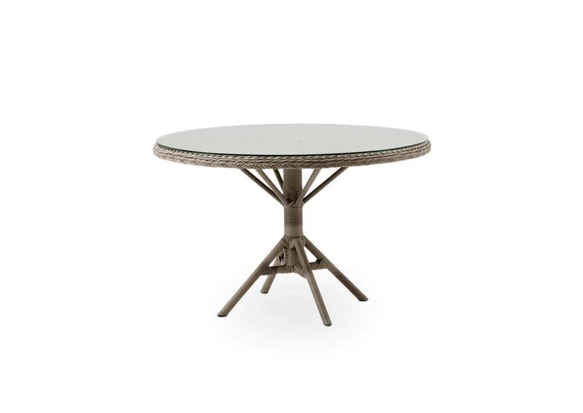 Grace exterior havebord inkl. glasplade - Antique grey