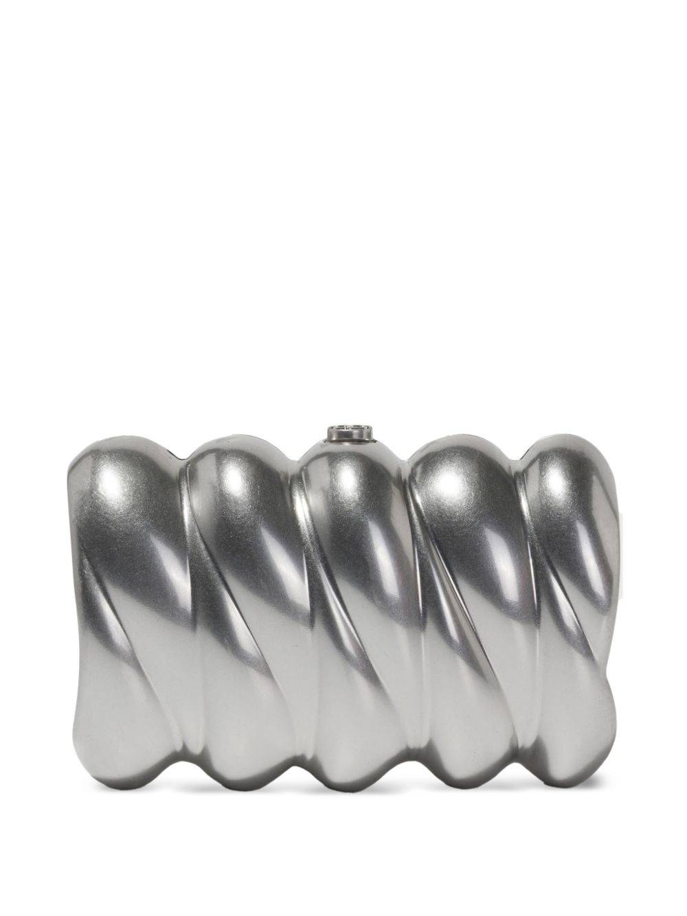 SIMKHAI - Reya skulpterad kuvertväska - dam - aluminium - OS - Silverfärgad