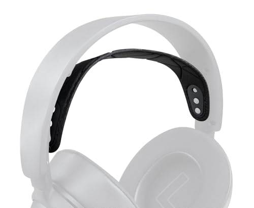 SOULWIT Huvudband Sskydd för SteelSeries Arctis Nova Pro (trådbundna/trådlösa)/Nova Elite/Nova 7-serien (7/7X/7P/7 Gen2/7X Gen 2/7P Gen2) spelheadset, Reservdel för Pannband Handband Pad – Svart
