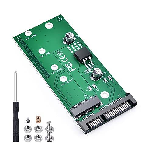 ELUTENG NGFF M.2 till SATA-omvandlaradapter M.2 NGFF till 22-stifts SATA III-kortbaserad nyckel B/B + M 2280 2260 2242 2230 mm SSD Super Speed 6 Gbps för bärbar dator