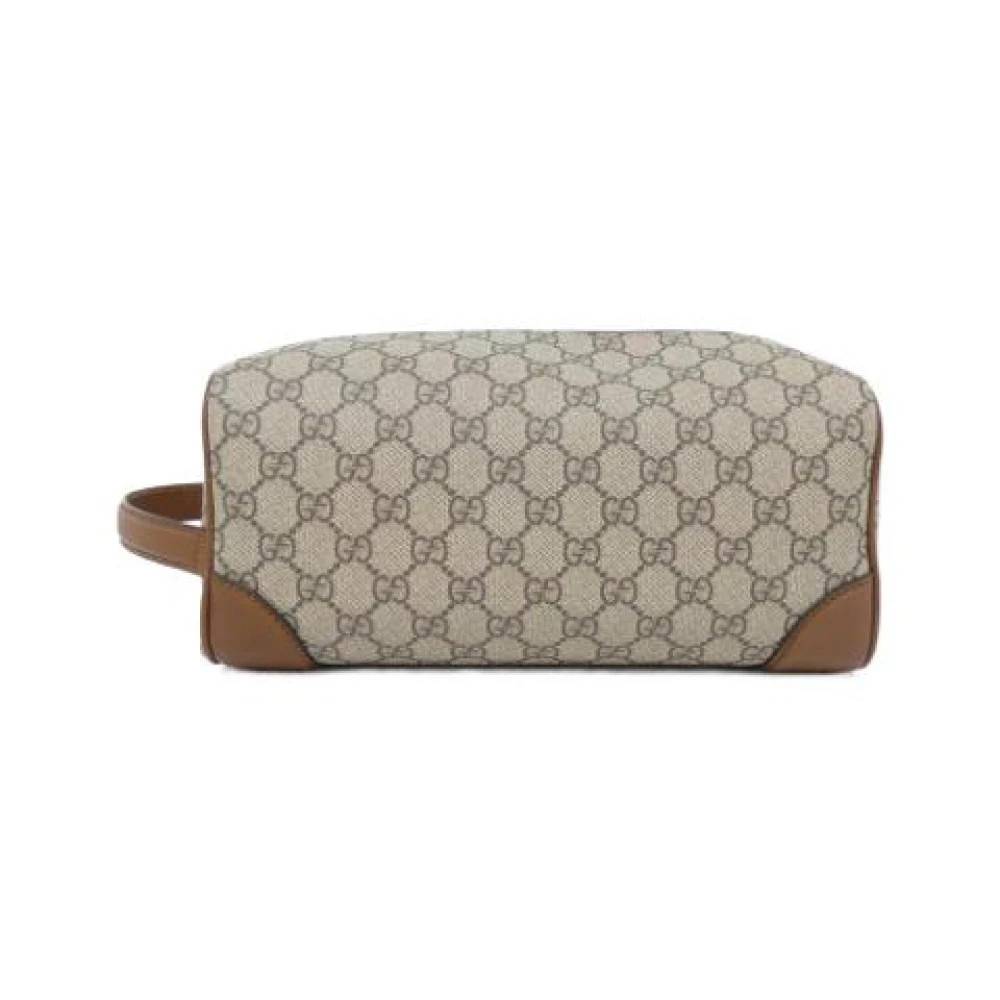 Gucci Vintage Pre-owned Vintage Canvas Håndtaske - Vintage - Dame - Beige - ONE SIZE - Tyl
