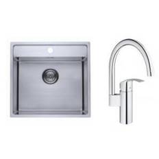 Lavabo Nexus 60 køkkenvask m/Grohe Eurosmart New køkkenarmatur