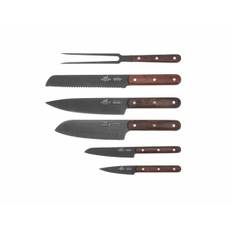Phenix Knivset 6 delar Svart/Trä