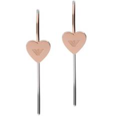 Emporio Armani Sentimental Two Tone Stainless Steel Dropper Earrings EGS2826221
