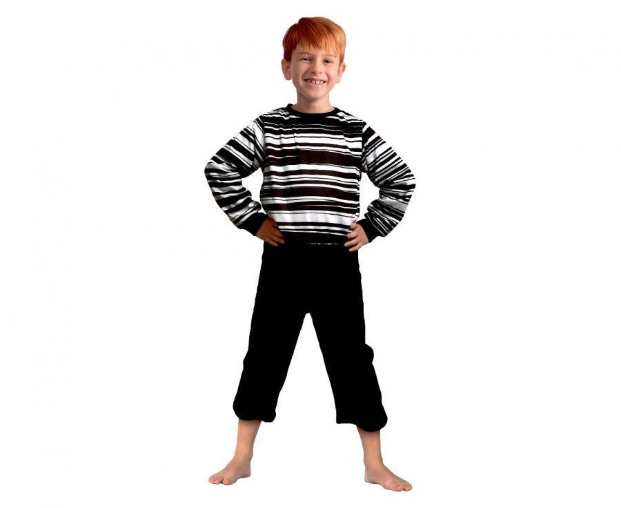 Halloween Gothic Brother-dräkt 130/140 cm