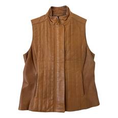 Ralph Lauren Leather short vest