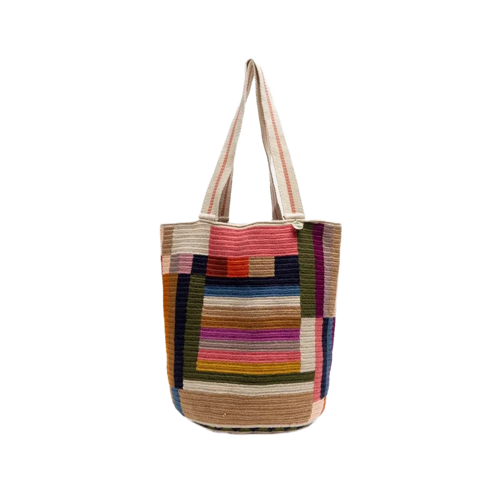 Tote Bag - BALANCE - Toast & Multicolor #23