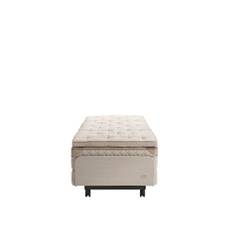 DUX - Dux Motion resårbotten/ Dux Motion resårmadrass / Top Pad Plus Bäddmadrass 80x200 cm/ 12 cm ben med hjul - Ställbara sängar - Beige