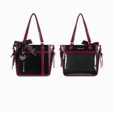 Ita bag with charm Otakatsu goods Otakatsu Itaba Itaba Ita bag Clear bag Black Red [Bangman Koume] heart-shaped g.triger [Item]