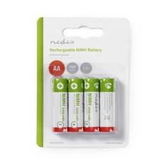 Laddningsbara Ni-MH-batteri AA | 1.20 V | NiMH | AA | Uppladdningsbara | 2000 mAh | Förladdad | Antal batterier: 4 st. | Blister | HR6 | Baby Monitor / Bärbar dator / Blixt / Brandlarm / Cykelbelysning / DECT telefon / Digitalkamera / Ficklampa / Fjärrkontroll / Headset / Hotellås / Konstruktionslaser / Leksaker / Mikrofon / MP3 Spelare / Navigations GPS / Personsökare / Portabel DVD / Spelkonsol / Streckkodsläsare / Trådlöstelefon / Transceiver / Väder Statio / Videokamera / Videoplampa | Grön/