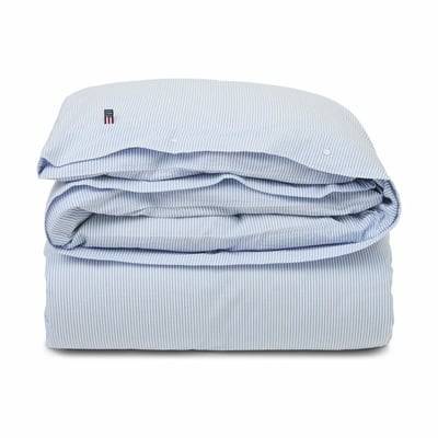 Lexington Icons Seersucker Dynebetræk - B 200 x L 220 cm - Bomuld - Blue/white