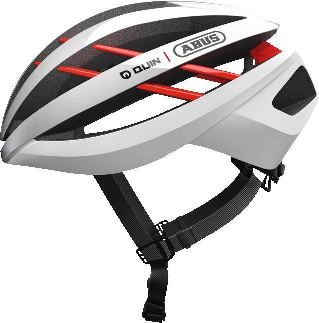 Abus Aventor Quin Hjälm Polar White, Str. M