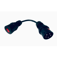 Adapter, CEE, 3-fas, 32A hane till CEE, 3-fas, 16A hona