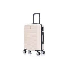 CELIMS Lätta resväskor, godkända av 100+ flygbolag, för självsäker resa, Beige färg, Cabine