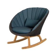 Cane-line Peacock gyngestol Focus dark blue-teak