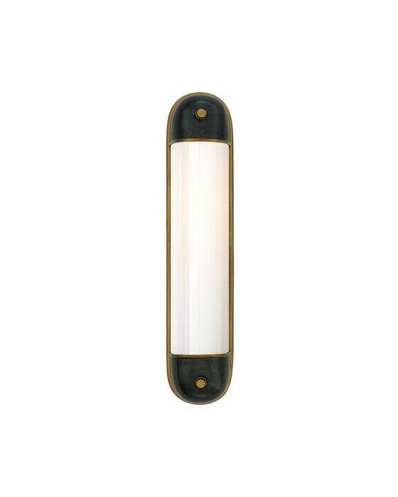 Selecta Long Glass Sconce Bronze and Antique Brass