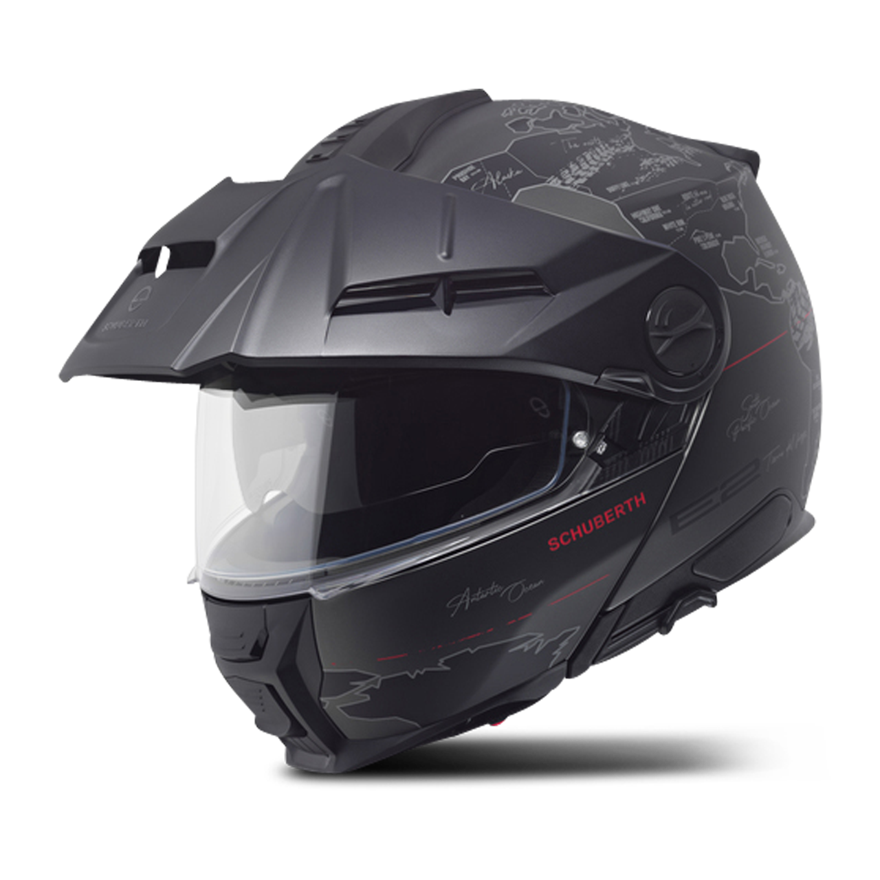 Flip-Up Hjelm Schuberth E2 AntracitL - Antracit - L