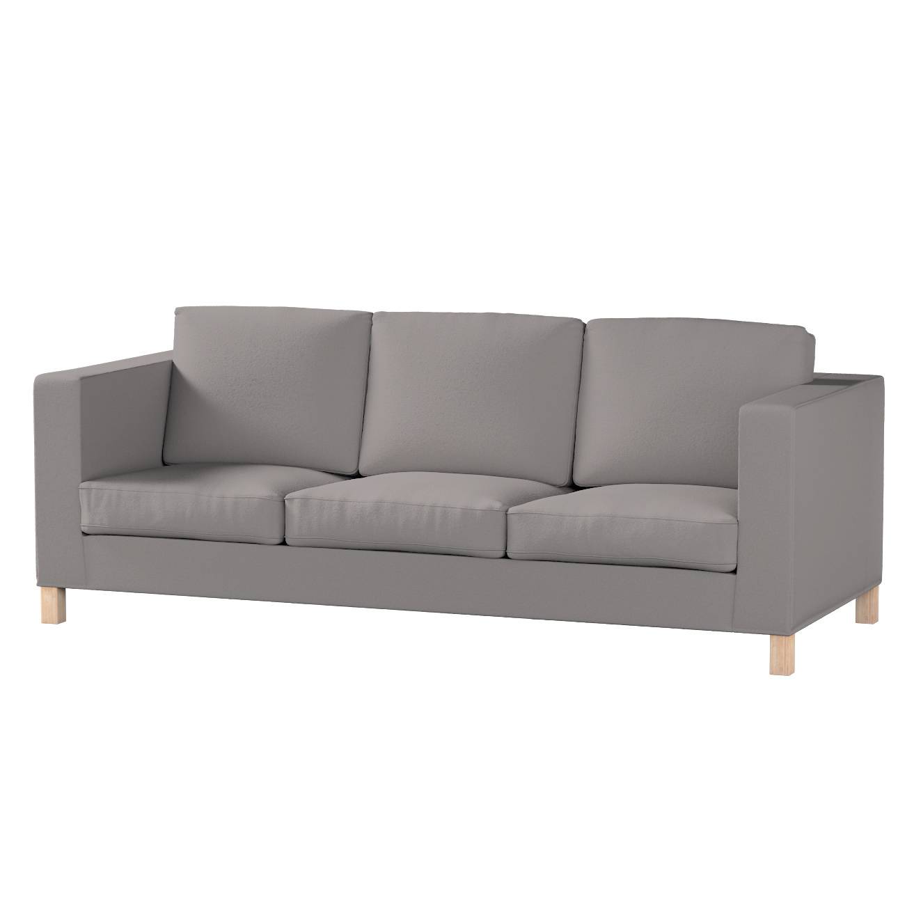 Karlanda betræk 3 sæder, kort, Mørk sand, 208 X 87 X 66 CM, Teddy