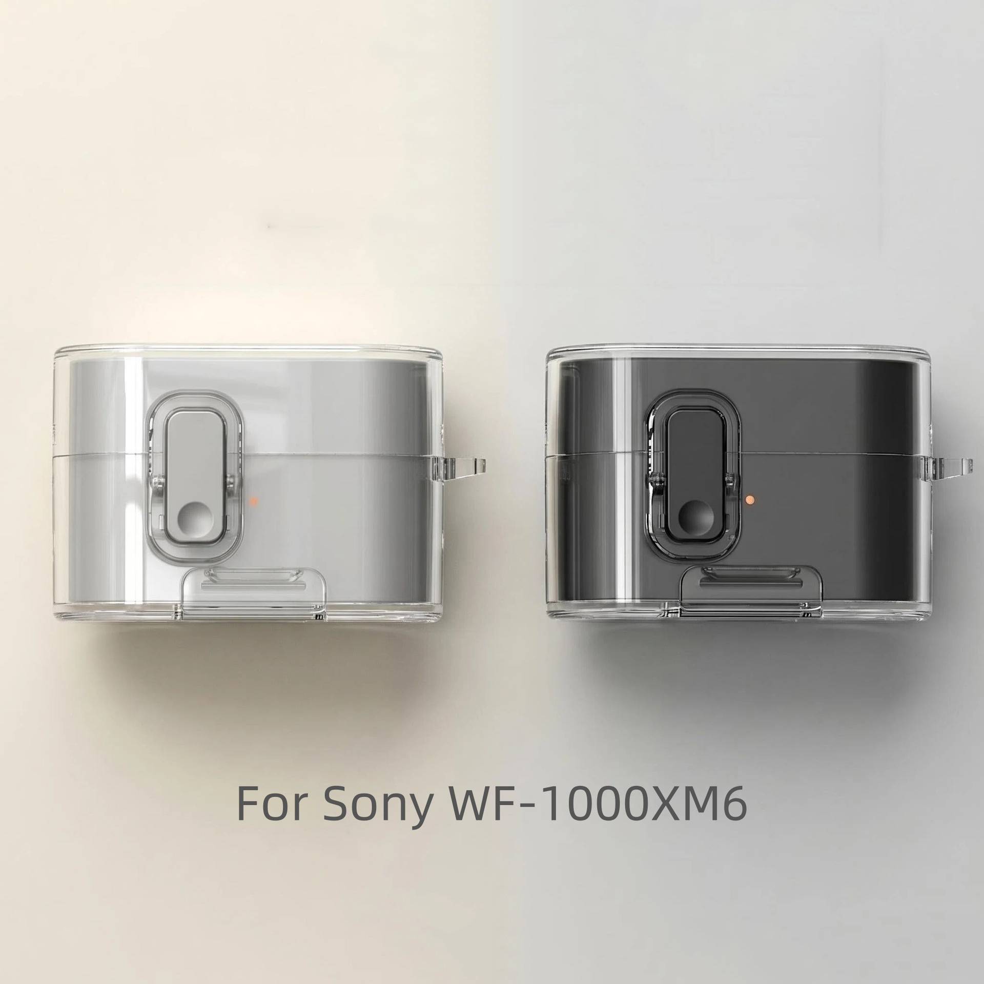 New Suitable For Sony WF-1000XM6 Transparent Protective Case Wireless Bluetooth Earphone Earbuds Shockproof PC TPU Cover