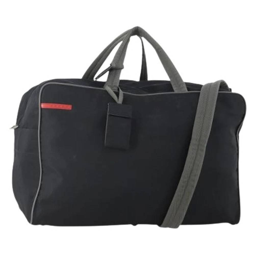 Prada Vintage - Pre-owned Vintage Nylon Boston Bag Vintage - Dam - ONE Size - Nylon