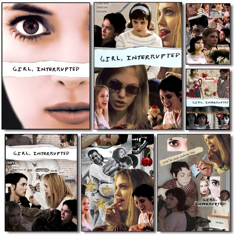 Girl Interrupted Movie Classic Posters Vintage Room Bar Cafe Decor Nordic Home Decor