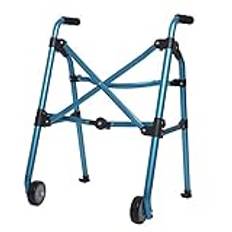 Rollator,Praktisk hopfällbar bärbar rollator i aluminiumlegering med riktad framhjul, gånghjälp för äldre, handikappad rollator för familj och utomhus